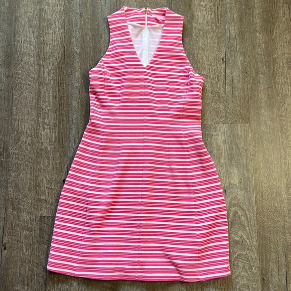 Lilly Pulitzer Dresses & Skirts - Lilly Pulitzer Brianna Dress in Capri Pink Ottoman Stripe